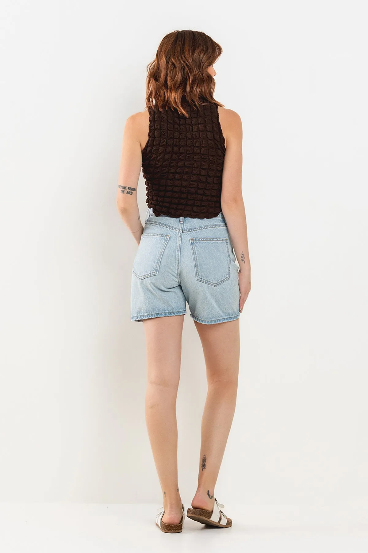 HIGH RISE BAGGY SHORT IN LIGHT VINTAGE / SP-S7554LV