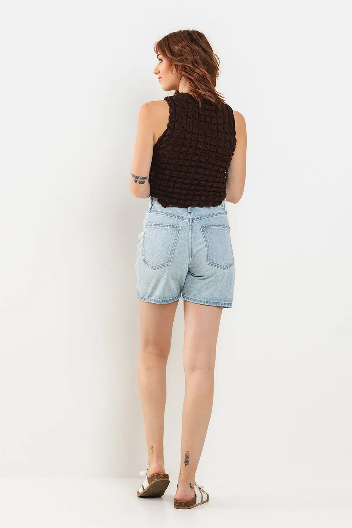 HIGH RISE BAGGY SHORT IN LIGHT VINTAGE / SP-S7554LV