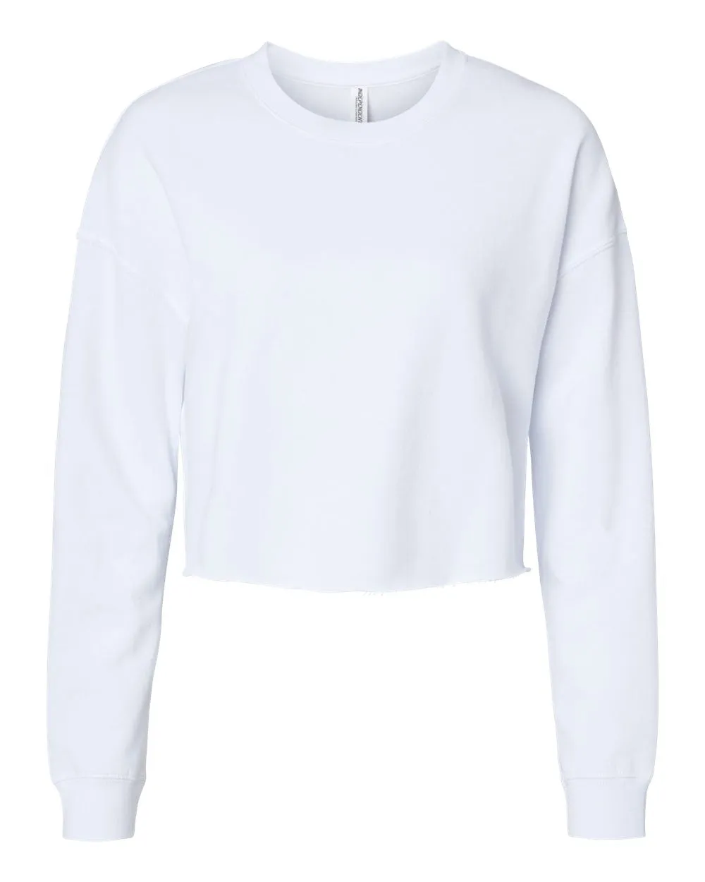 Independent Trading Co. Women's Lightweight Crop Crewneck Sweatshirt AFX24CRP