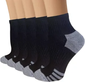 Iseasoo Copper Compression Socks for Men & Women Circulation-Ankle Plantar Fasciitis Socks Support for Athletic Running