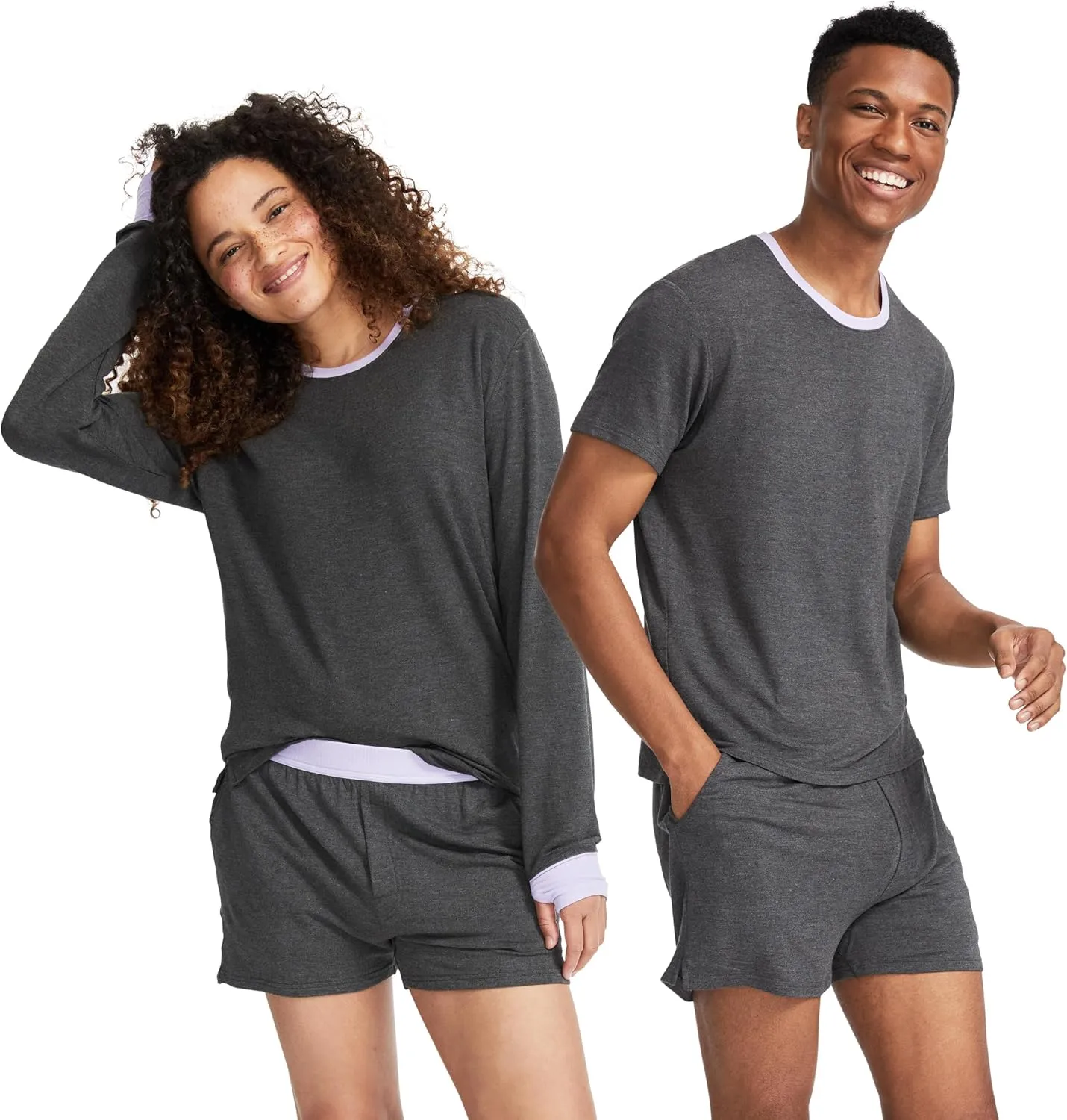 Jambys Boxers With Pockets | House Shorts Unisex Lounge and Sleep Shorts for Women and Men, Multi-Use Pajama Shorts