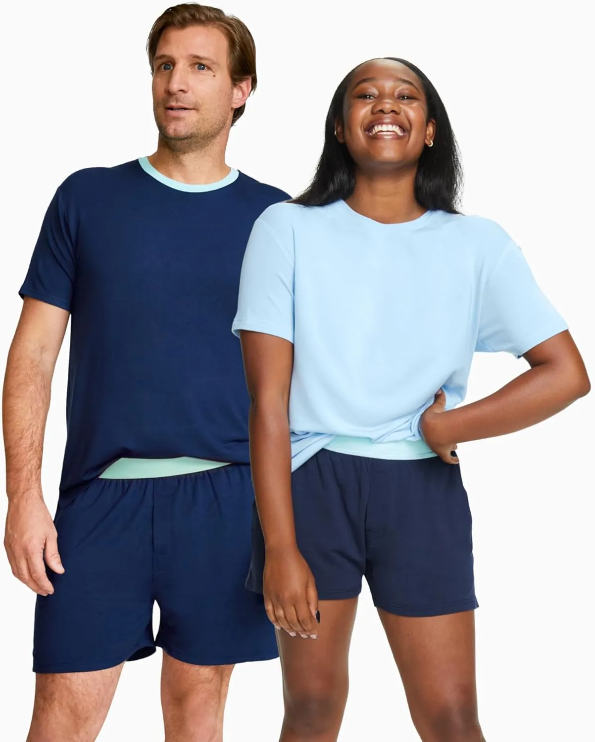 Jambys Boxers With Pockets | House Shorts Unisex Lounge and Sleep Shorts for Women and Men, Multi-Use Pajama Shorts