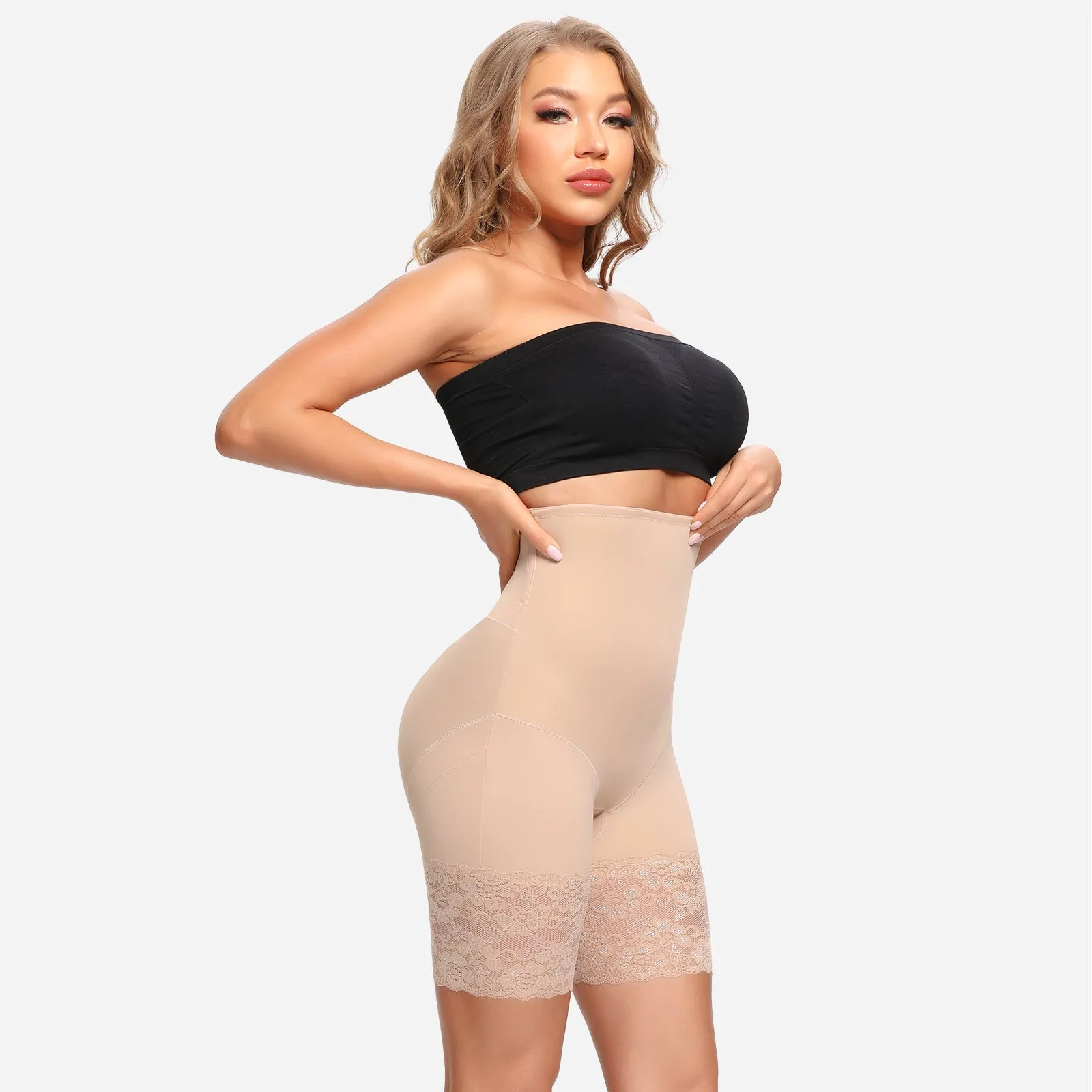 Joyshaper Anti-Chafing Lace Thigh Slimmer