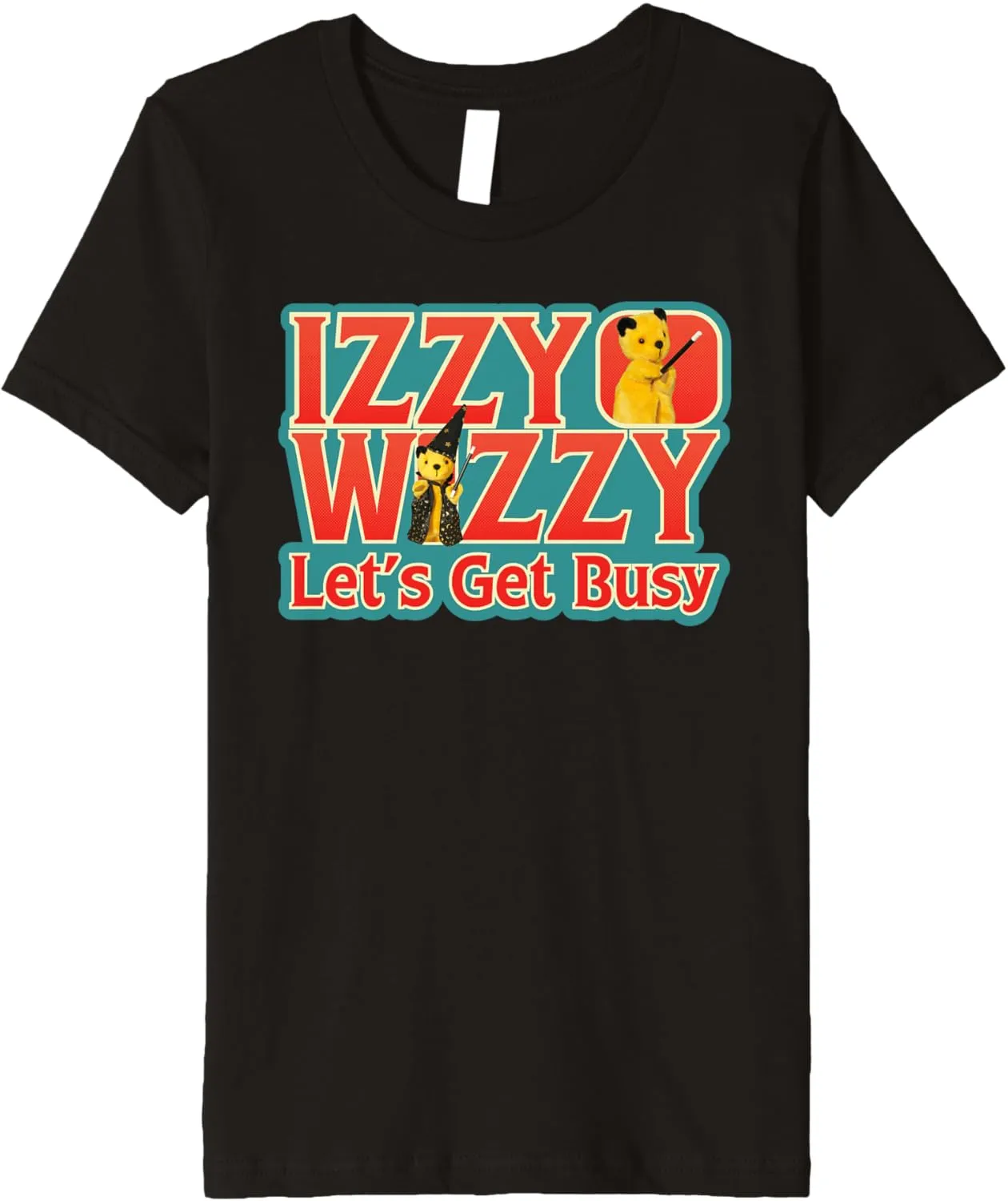 Kids Sooty Izzy Wizzy Let's Get Busy Magic Cloak Kids Premium T-Shirt