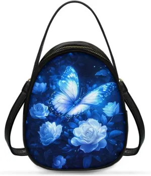 Ladies Double Layer Soft PU Leather Small Square Bag Large Capacity Crossbody Satchel for Women One Size Zipper