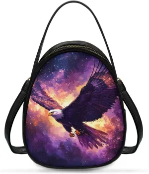 Lady Double Layer Soft PU Leather Womens Handle Small Square Bag Satchel Handbag with Zipper Pockets Shoulder Bag