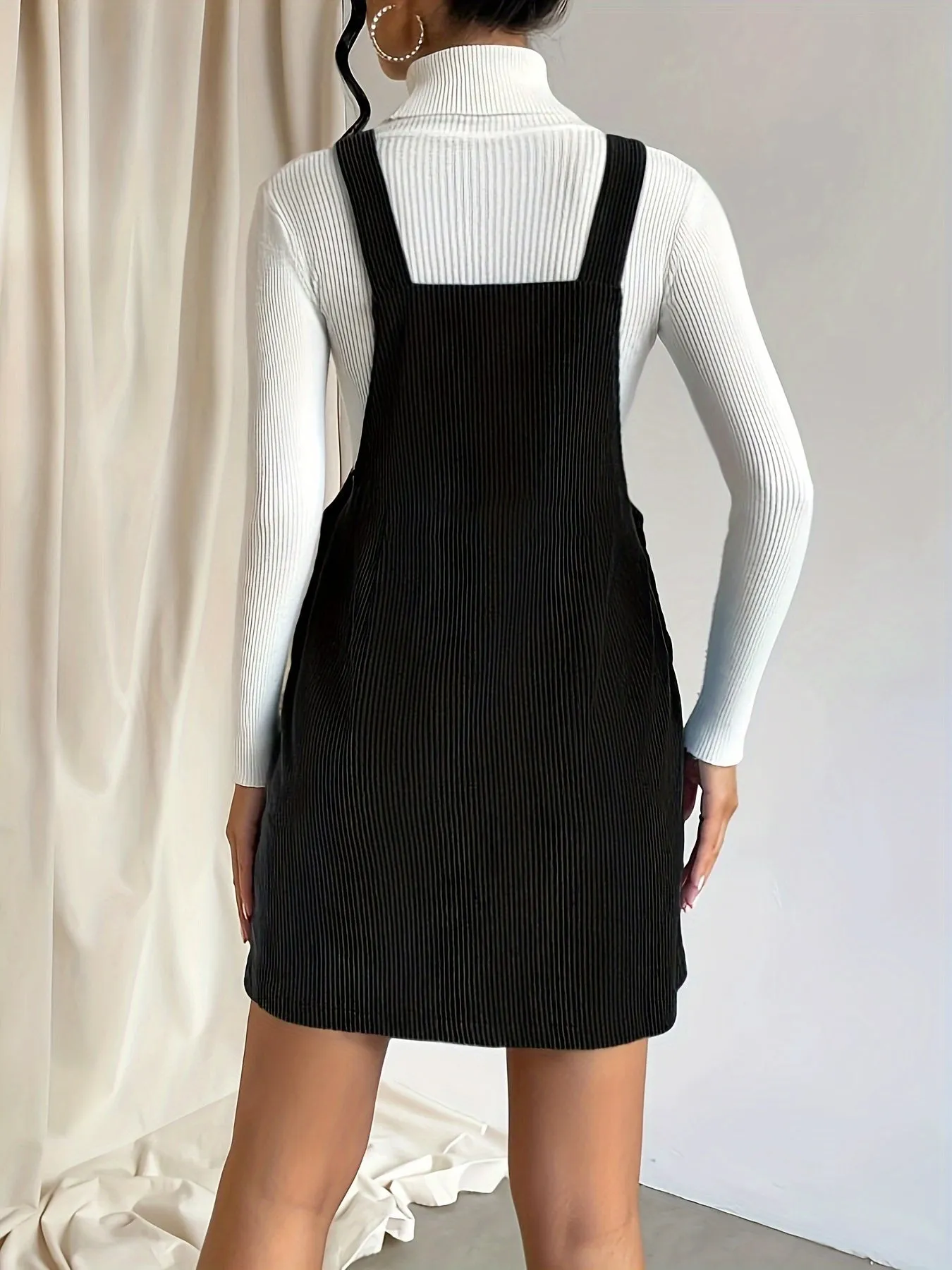 Lana  Corduroy Pinafore Dress
