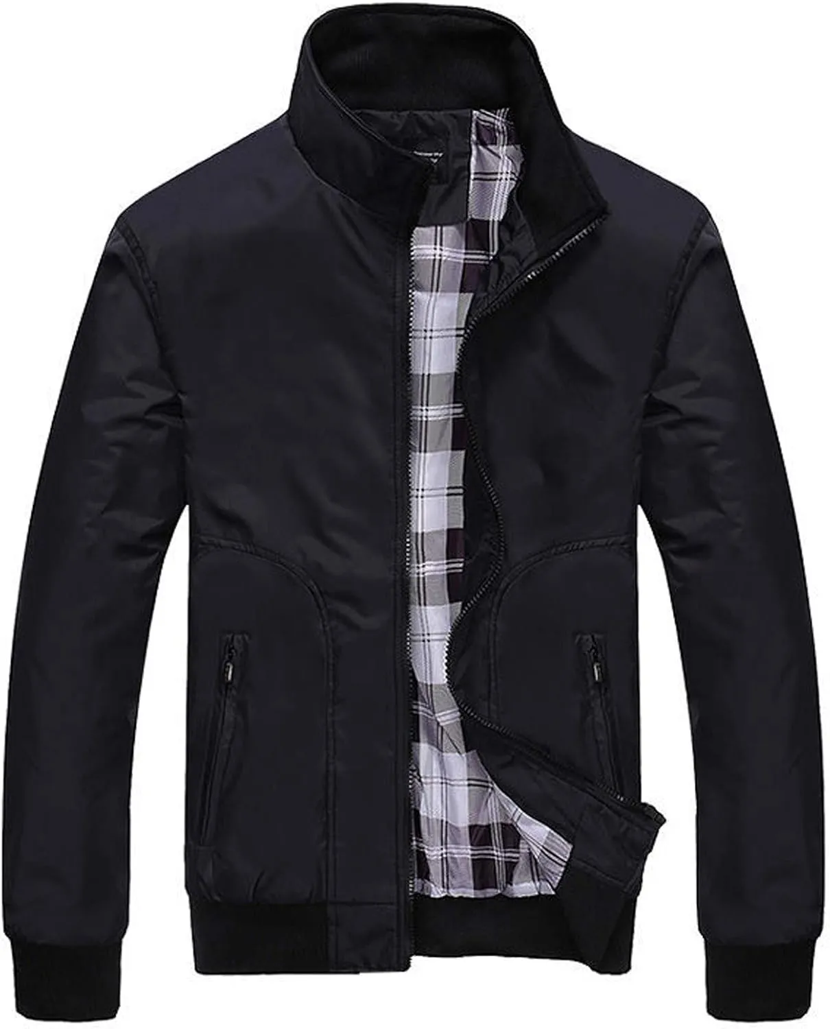 LCMTWX Coats for Men and Winter Jacket Coat Leisure Plus Size Hat Zip Pockets Cotton-Padded Warm Men's Thicken Warm