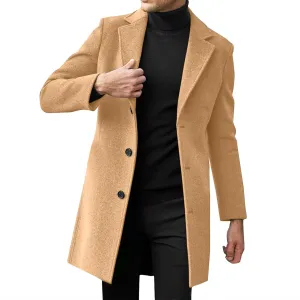 LCMTWX Coats for Men and Winter Jacket Coat Leisure Plus Size Hat Zip Pockets Cotton-Padded Warm Men's Thicken Warm