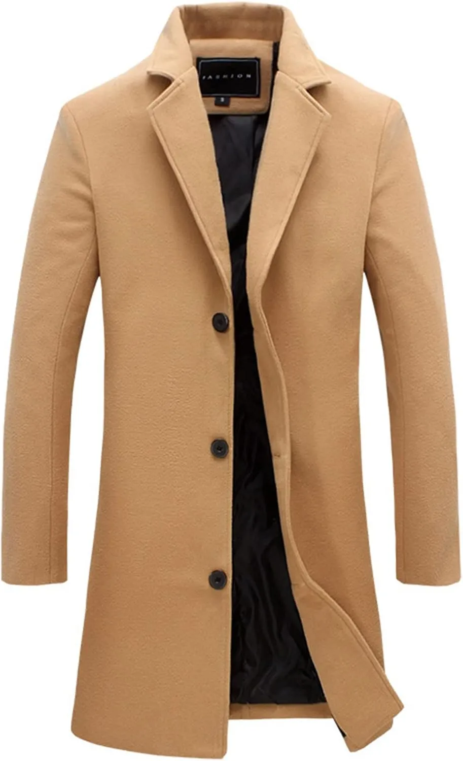 LCMTWX Coats for Men and Winter Jacket Coat Leisure Plus Size Hat Zip Pockets Cotton-Padded Warm Men's Thicken Warm