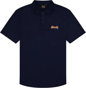 Le TIGRE Classic Cotton Polo Shirts for Men - Breathable Collared Shirts for Men with Stretch - Machine Washable Mens Polo Shirts - Navy, Size XXL