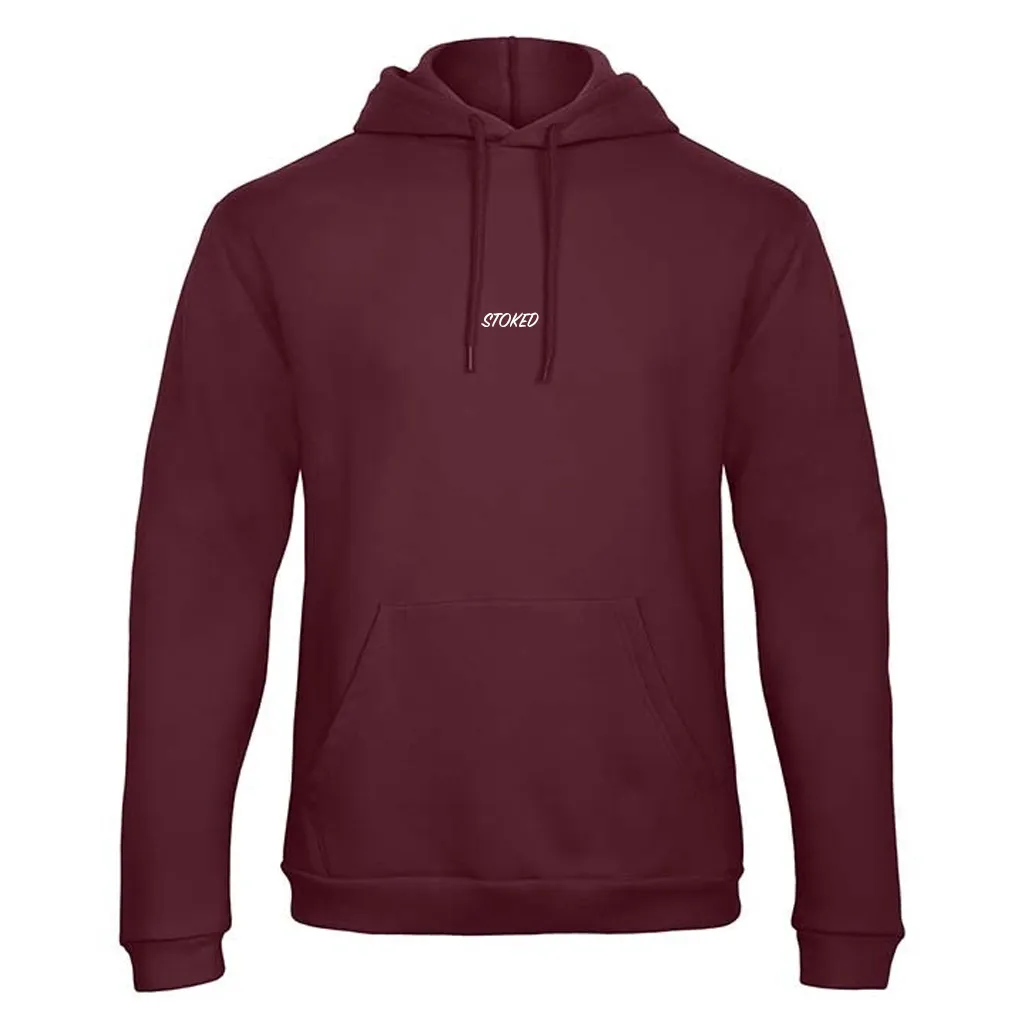 Lightweight Script Hoodie Bordeaux
