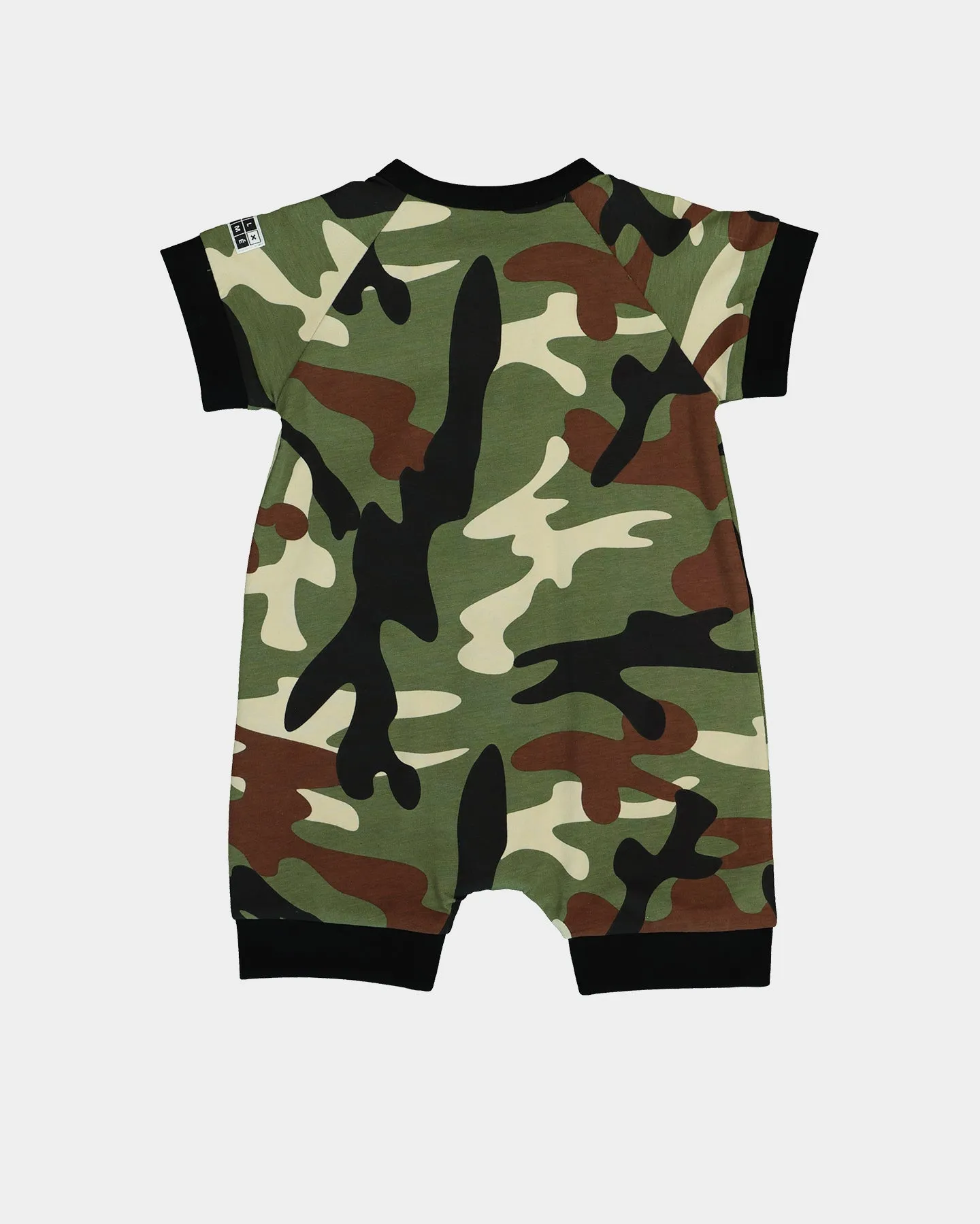 Lil Homme Infant Woodland Camo Summer Suit Woodland Camo