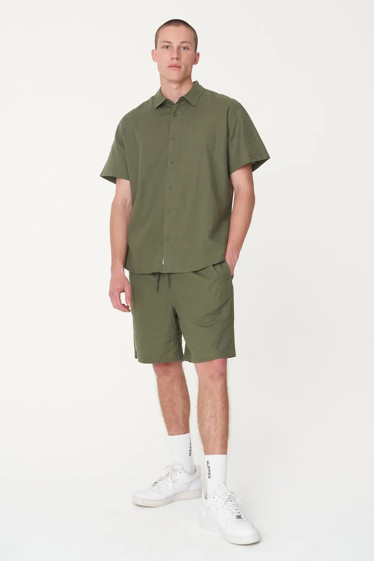 Lin-In Relax Short | Khaki