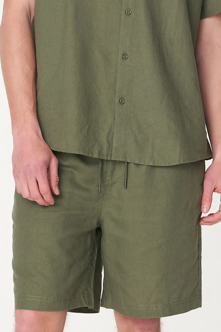 Lin-In Relax Short | Khaki