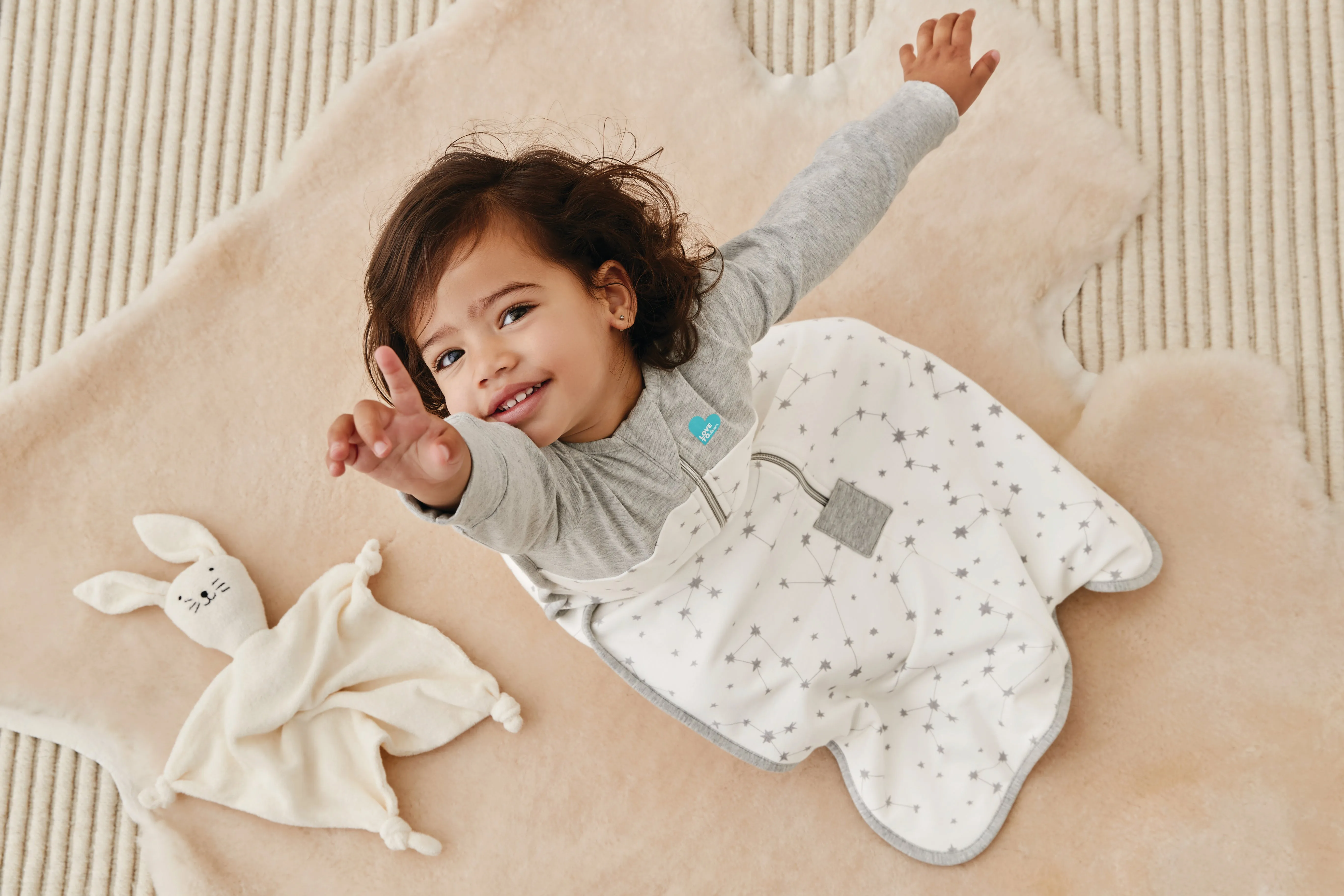 Love To Dream Organic Cotton Long Sleeve Sleep Bag 1 Tog