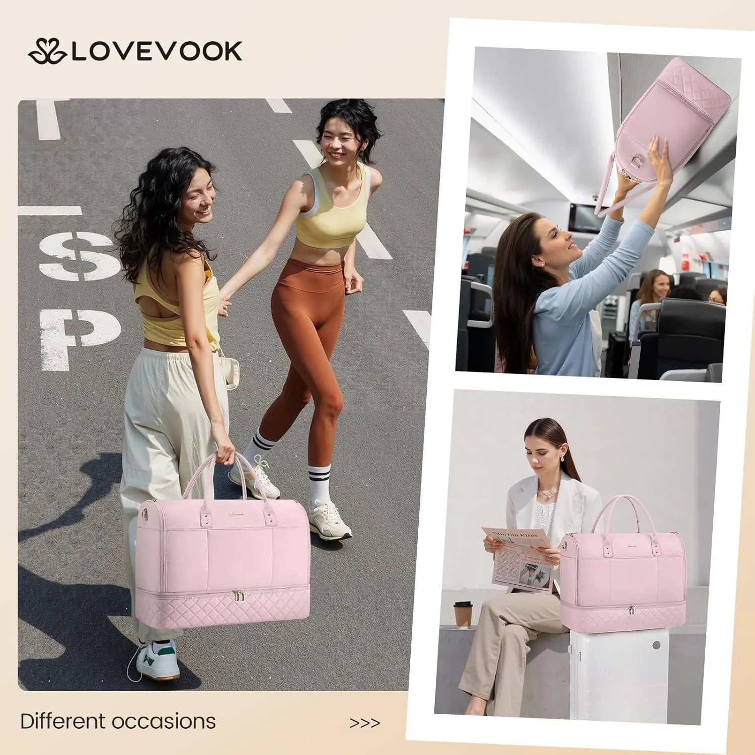 LOVEVOOK Travel Garment Bag for women