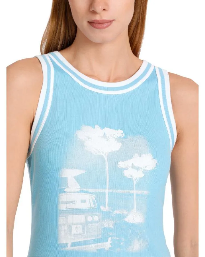 Marc Cain Photo Print Tank Top