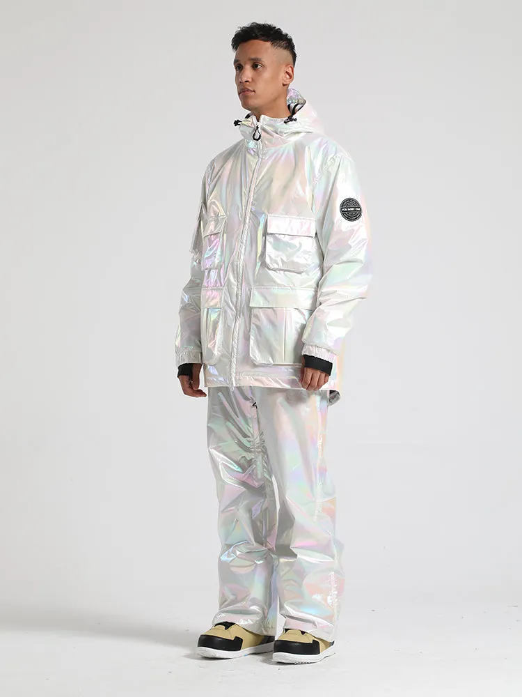 Men's Black Dazzling Ski Suit