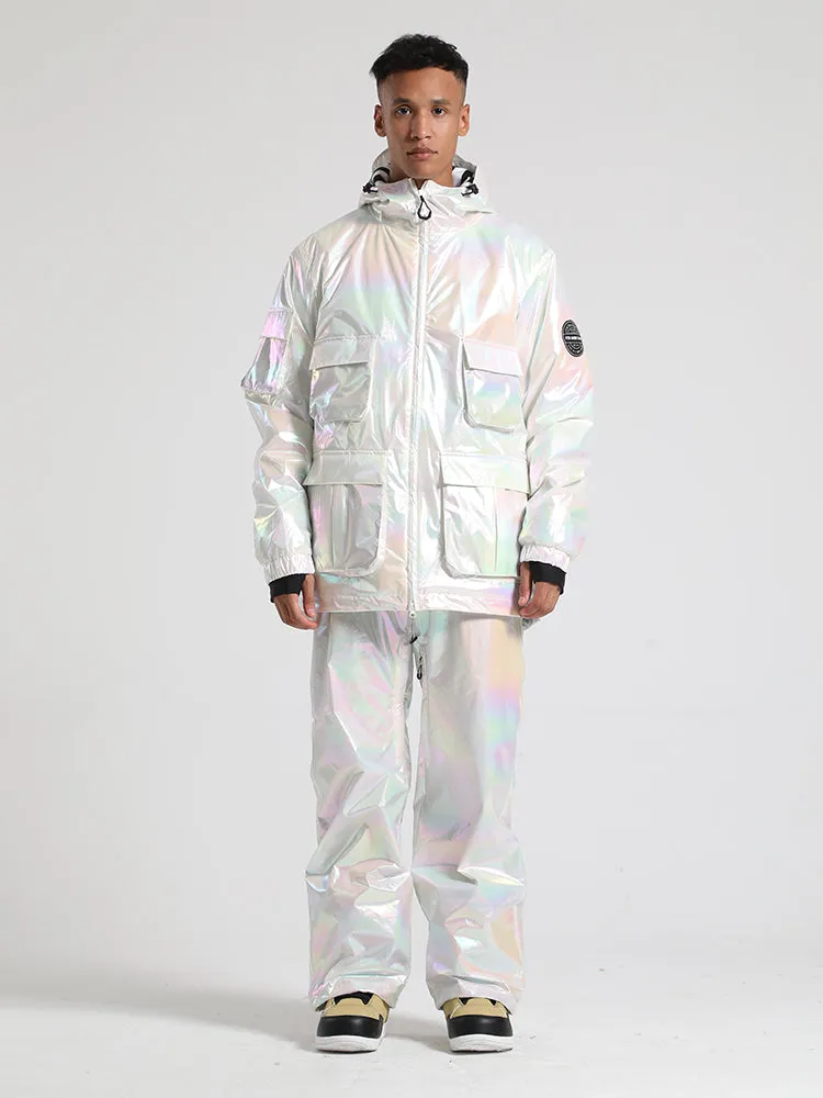 Men's Black Dazzling Ski Suit