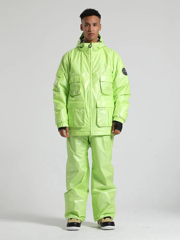 Men's Black Dazzling Ski Suit