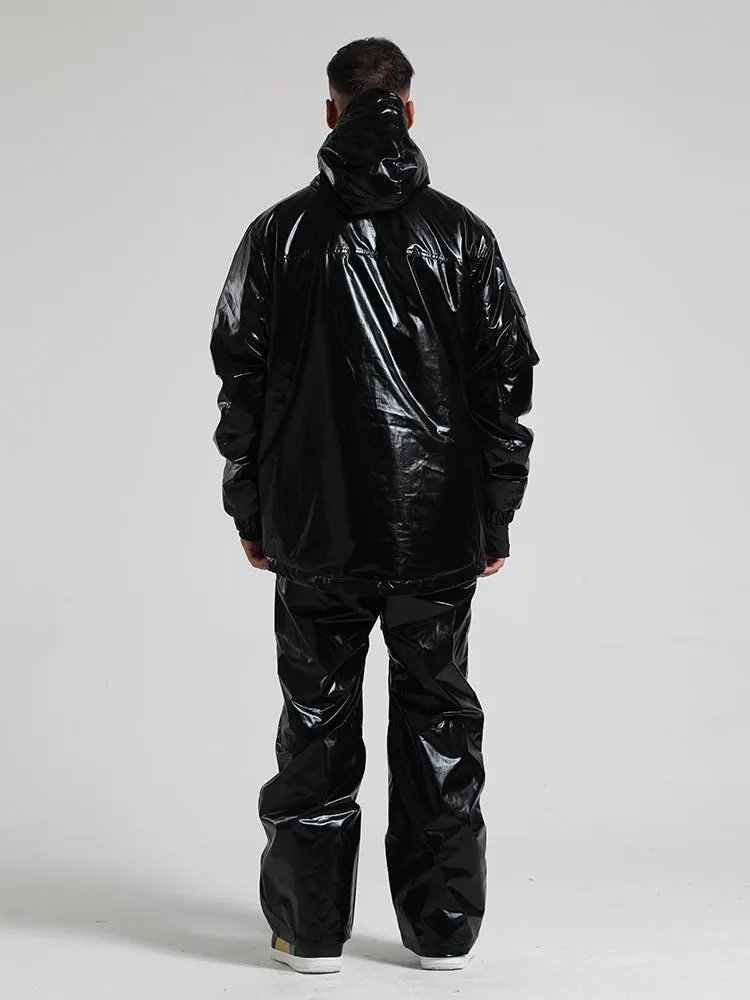 Men's Black Dazzling Ski Suit