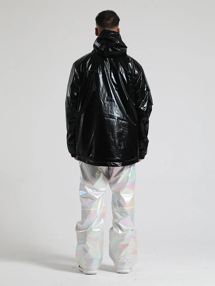 Men's Black Dazzling Ski Suit
