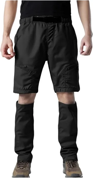 Men's Convertible Hiking Pants Quick Dry Zip Off Trouser Lightweight Breathable Cargo Pant for Outdoor Fishing Travel