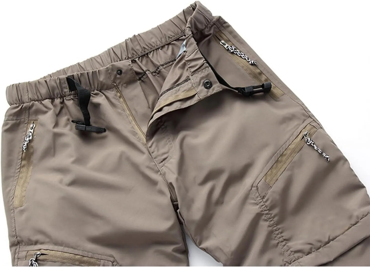 Men's Convertible Hiking Pants Quick Dry Zip Off Trouser Lightweight Breathable Cargo Pant for Outdoor Fishing Travel