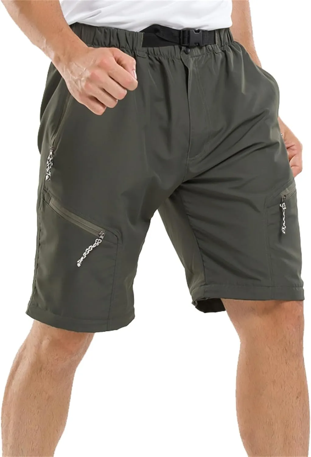 Men's Convertible Hiking Pants Quick Dry Zip Off Trouser Lightweight Breathable Cargo Pant for Outdoor Fishing Travel