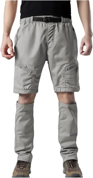 Men's Convertible Hiking Pants Quick Dry Zip Off Trouser Lightweight Breathable Cargo Pant for Outdoor Fishing Travel
