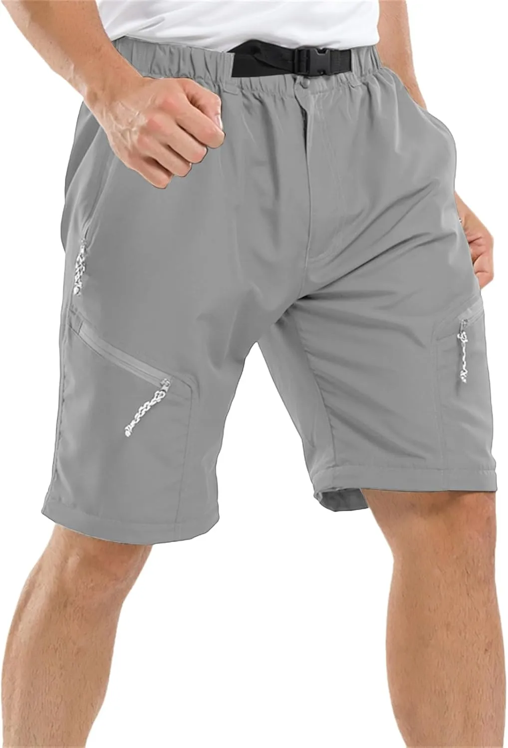 Men's Convertible Hiking Pants Quick Dry Zip Off Trouser Lightweight Breathable Cargo Pant for Outdoor Fishing Travel