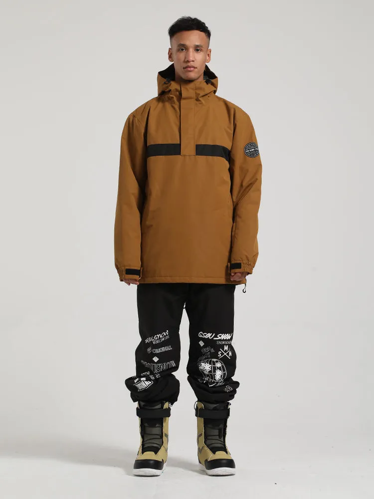 Men's Red Pullover Ski Suit