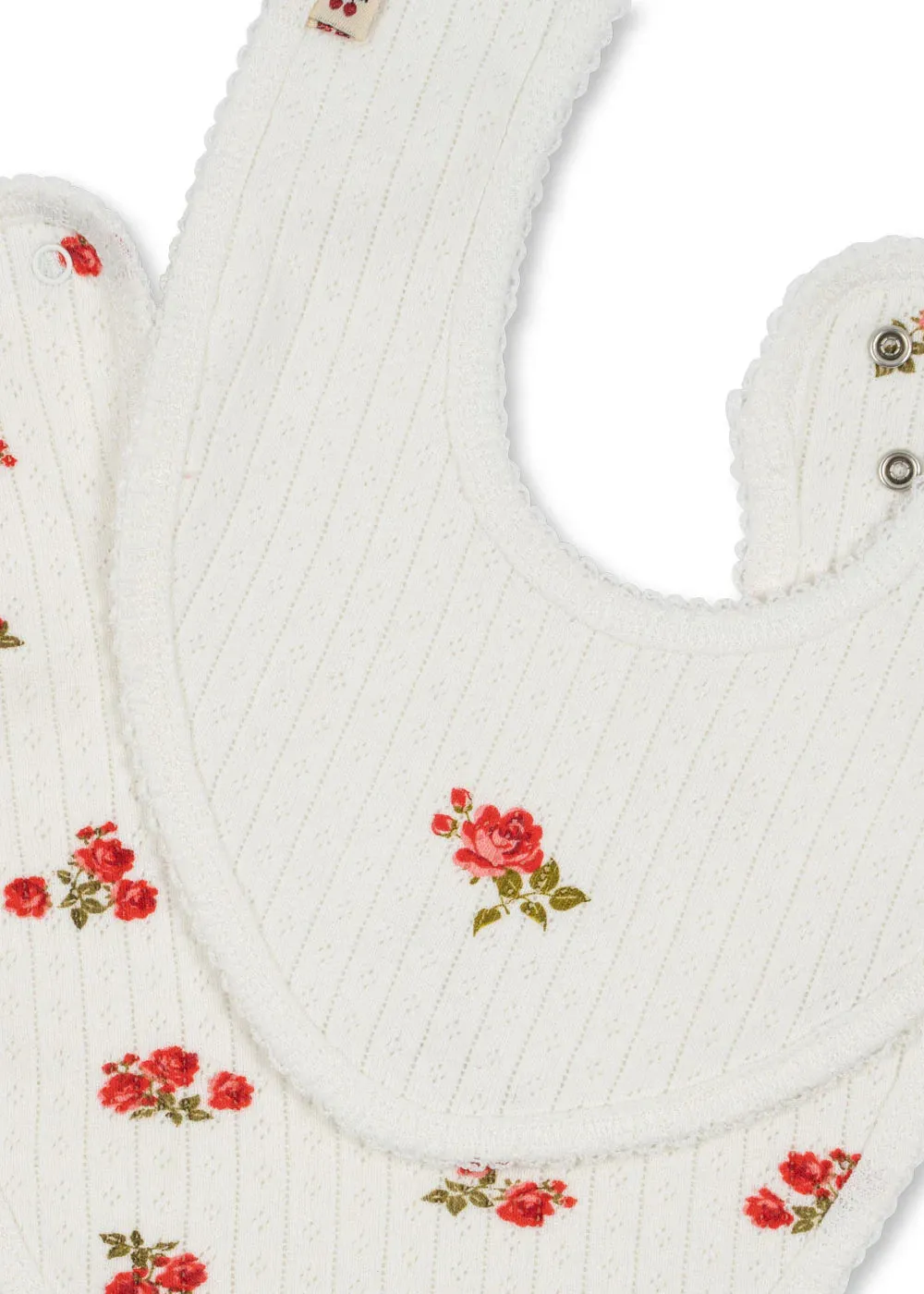 Minnie 2-Pack Bib in Rose Red/Snow White