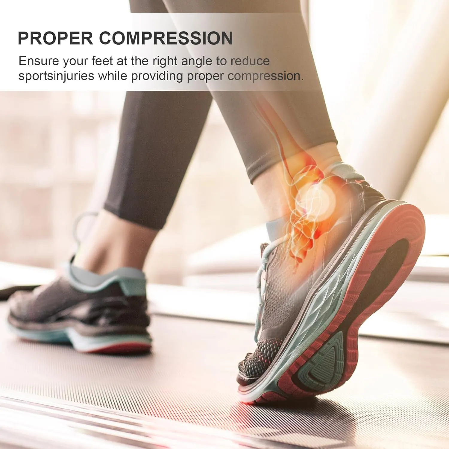 PAPLUS 6 Pairs Ankle Compression Socks for Women, Cushioned Running Socks with Arch Support, Low Cut, Targeted Compression