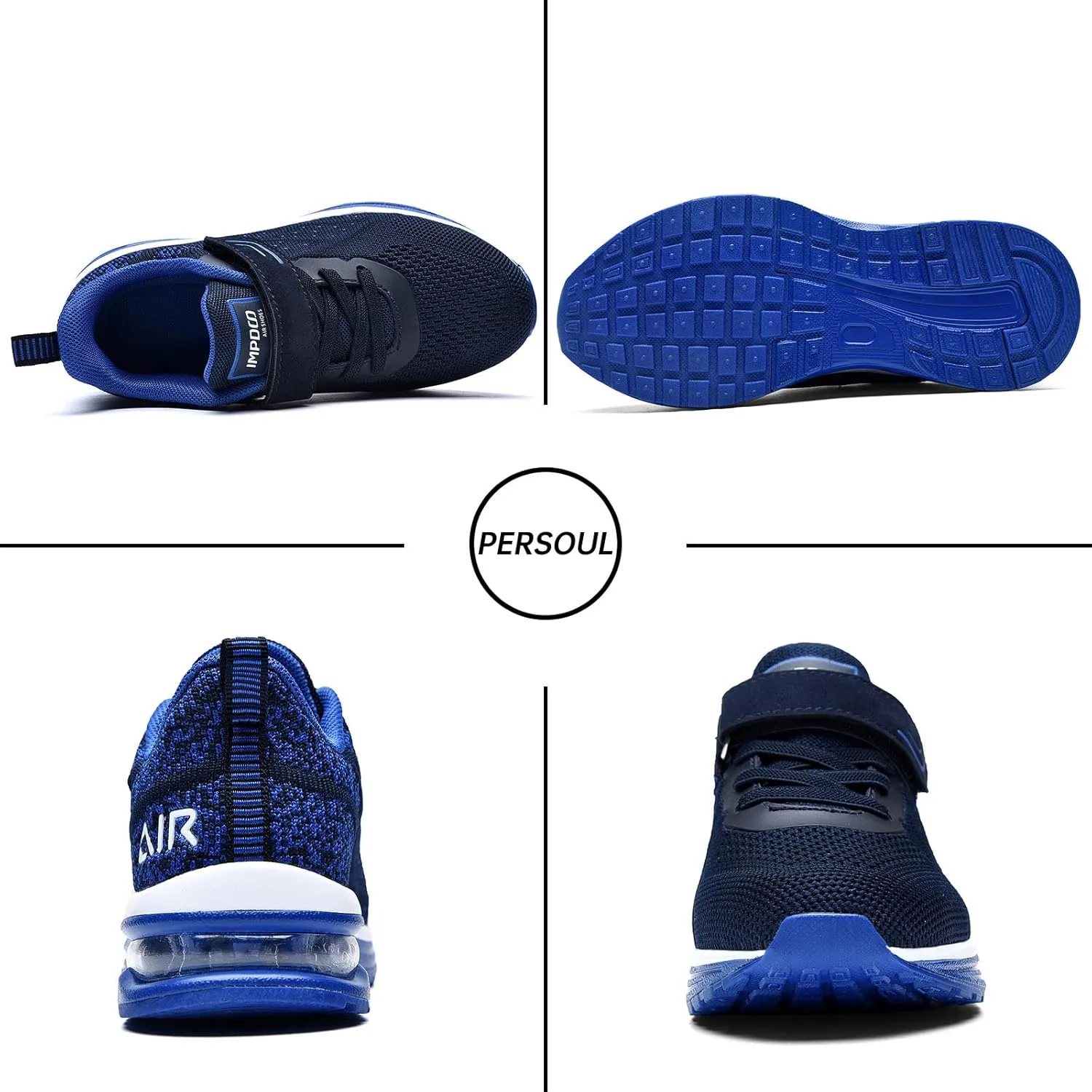 PERSOUL Kids Shoes for Boys Girls Children Tennis Sports Athletic School Running Sneakers