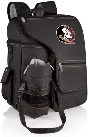 PICNIC TIME NCAA Florida State Seminoles Turismo Backpack Cooler with Water Bottle Carrier - Soft Cooler Backpack - Travel Cooler Bag