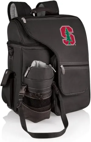PICNIC TIME NCAA Stanford Cardinal Turismo Backpack Cooler with Water Bottle Carrier - Soft Cooler Backpack - Travel Cooler Bag