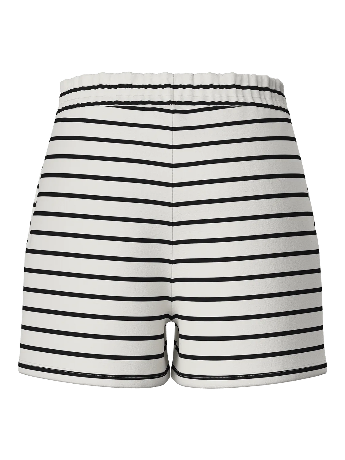 Pieces - Shorts - Stribet sort/hvid - Chilli