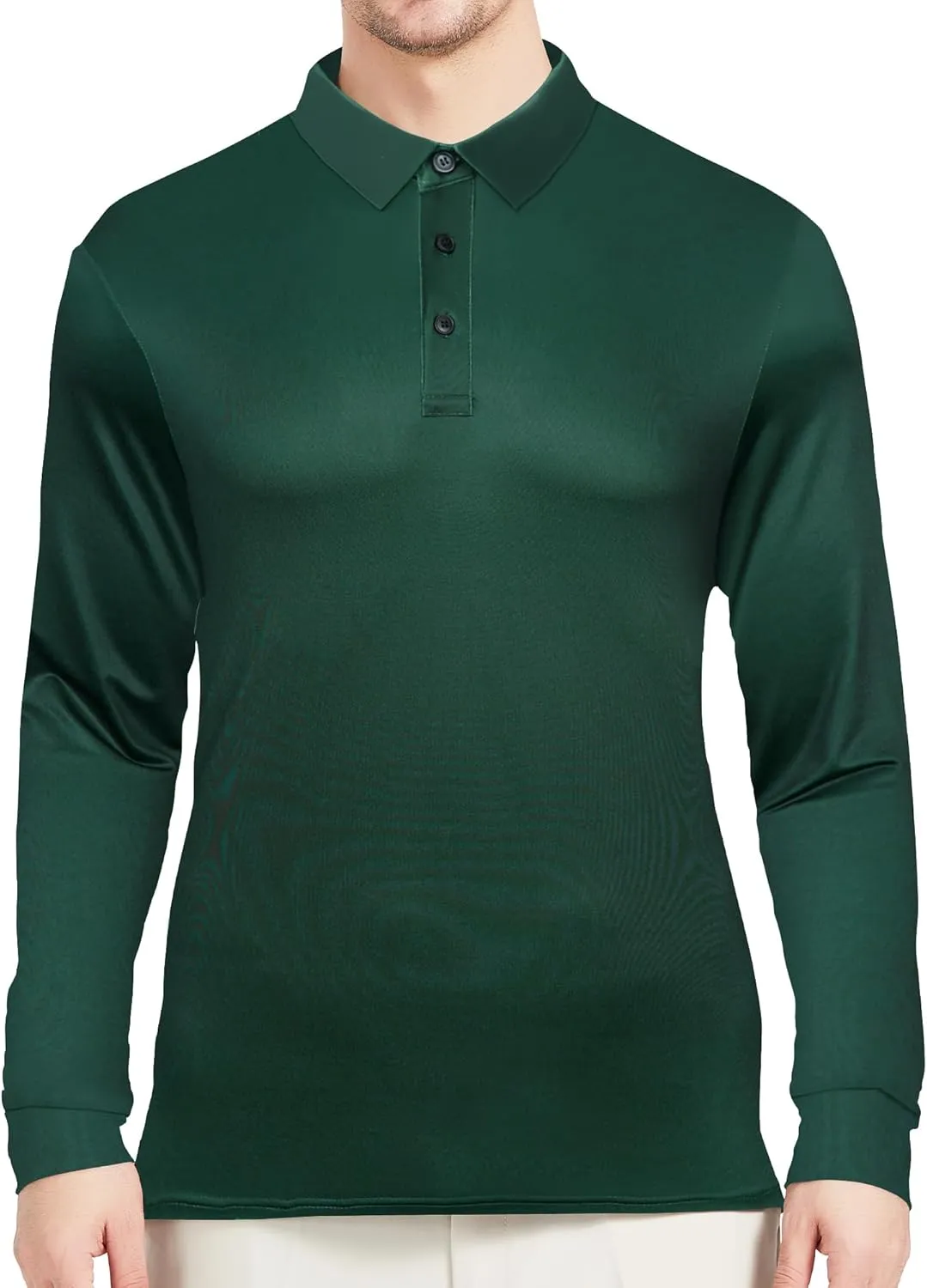 Polo Shirts for Men Long and Short Sleeve  Recycled Outstanding Print Dry Fit Performance Mens Golf Polo Shirts