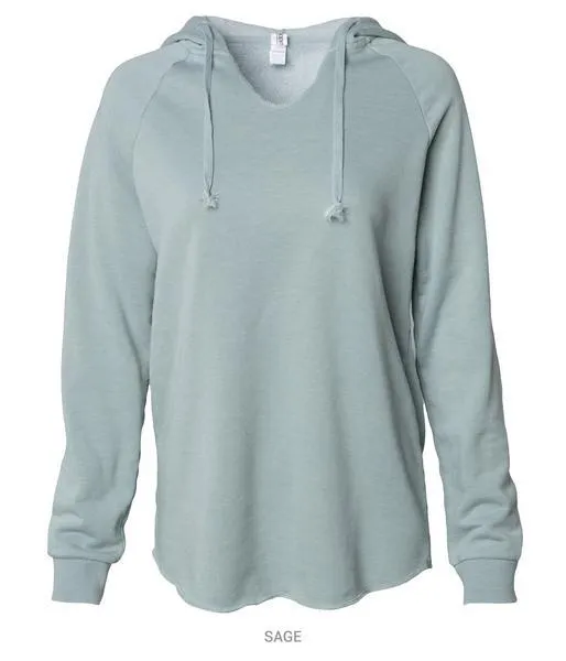 PRM2500 Women's California Wave Wash Hooded Pullover