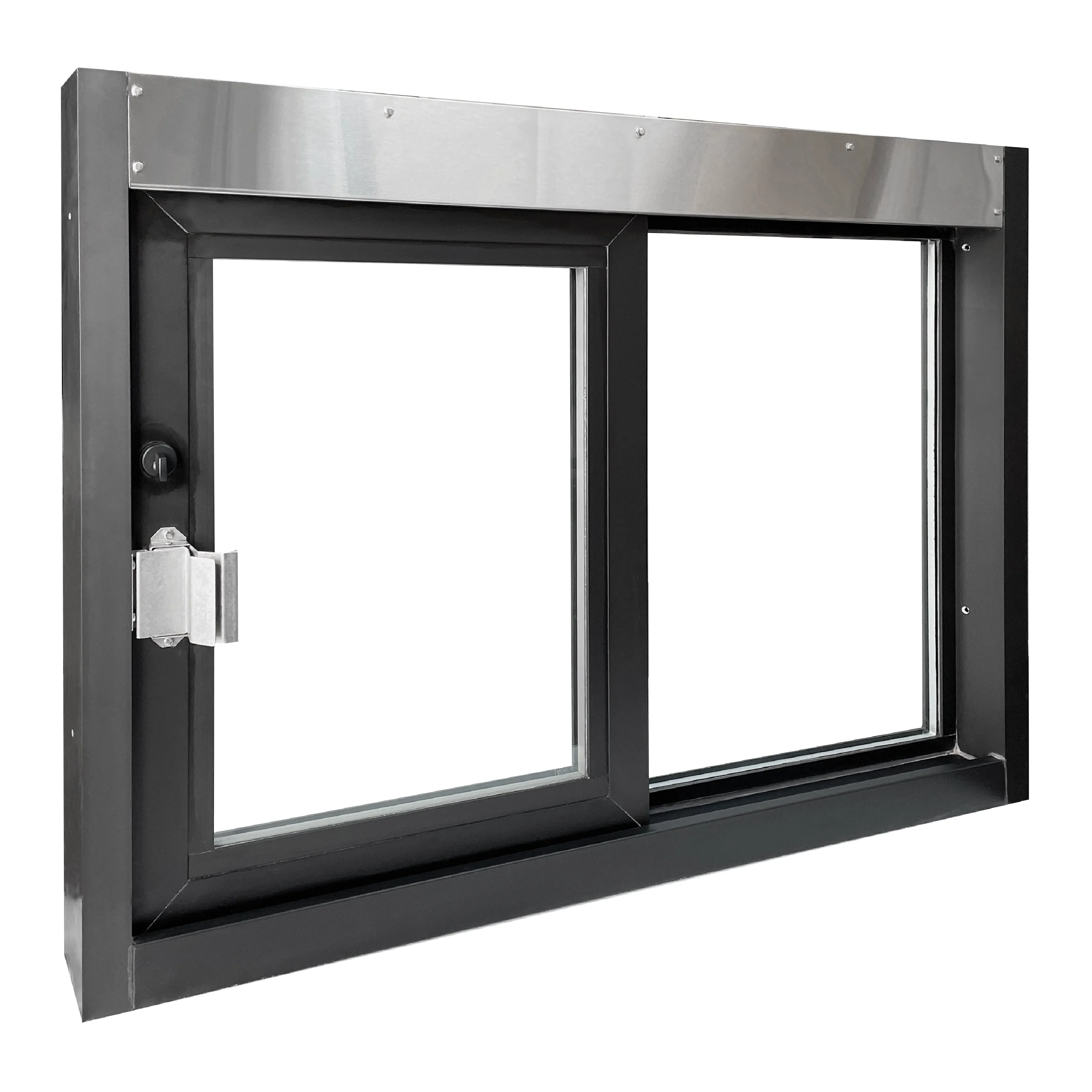 Quikserv Self Closing Drive-Thru Slider Window | Multiple Sizes and Glass Options