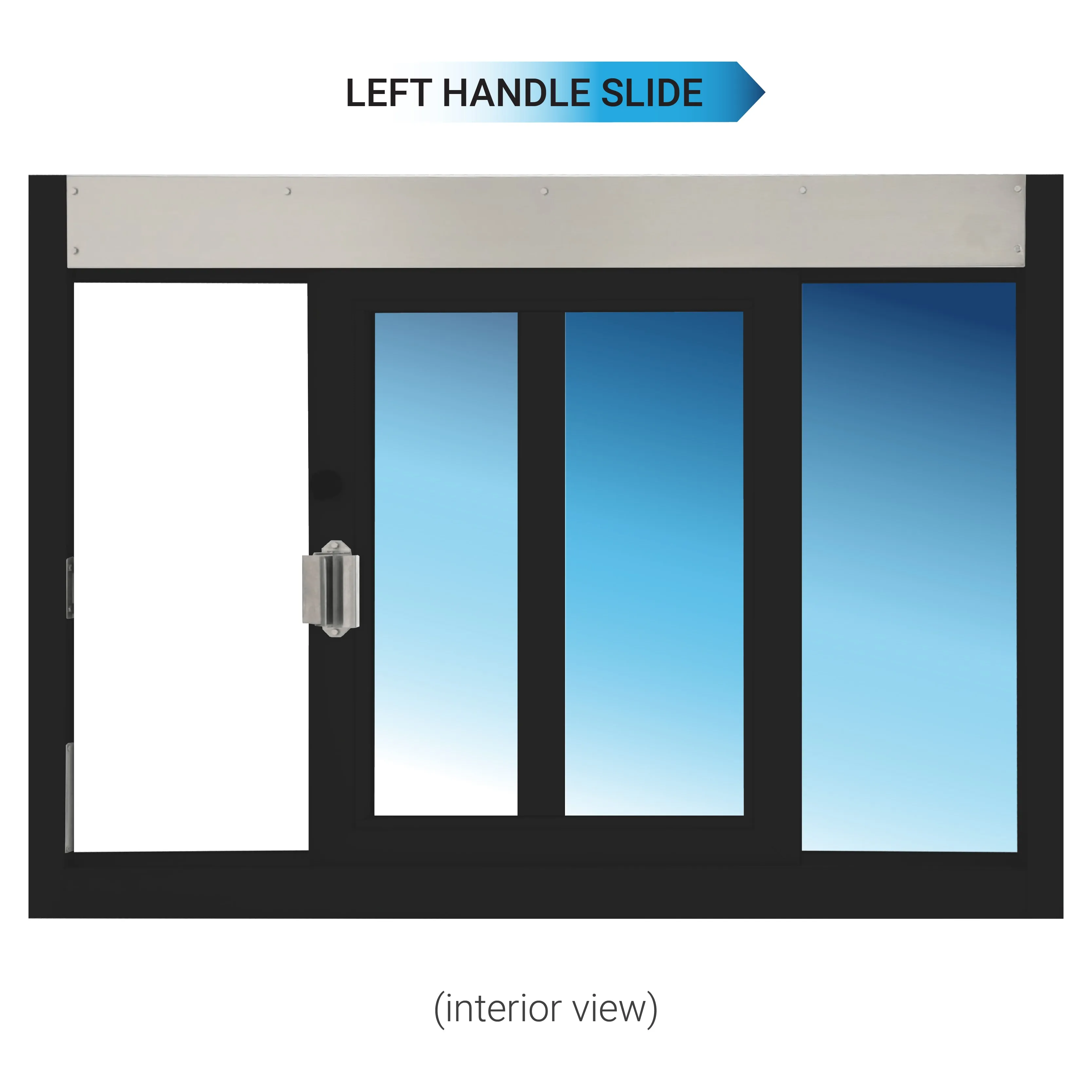 Quikserv Self Closing Drive-Thru Slider Window | Multiple Sizes and Glass Options