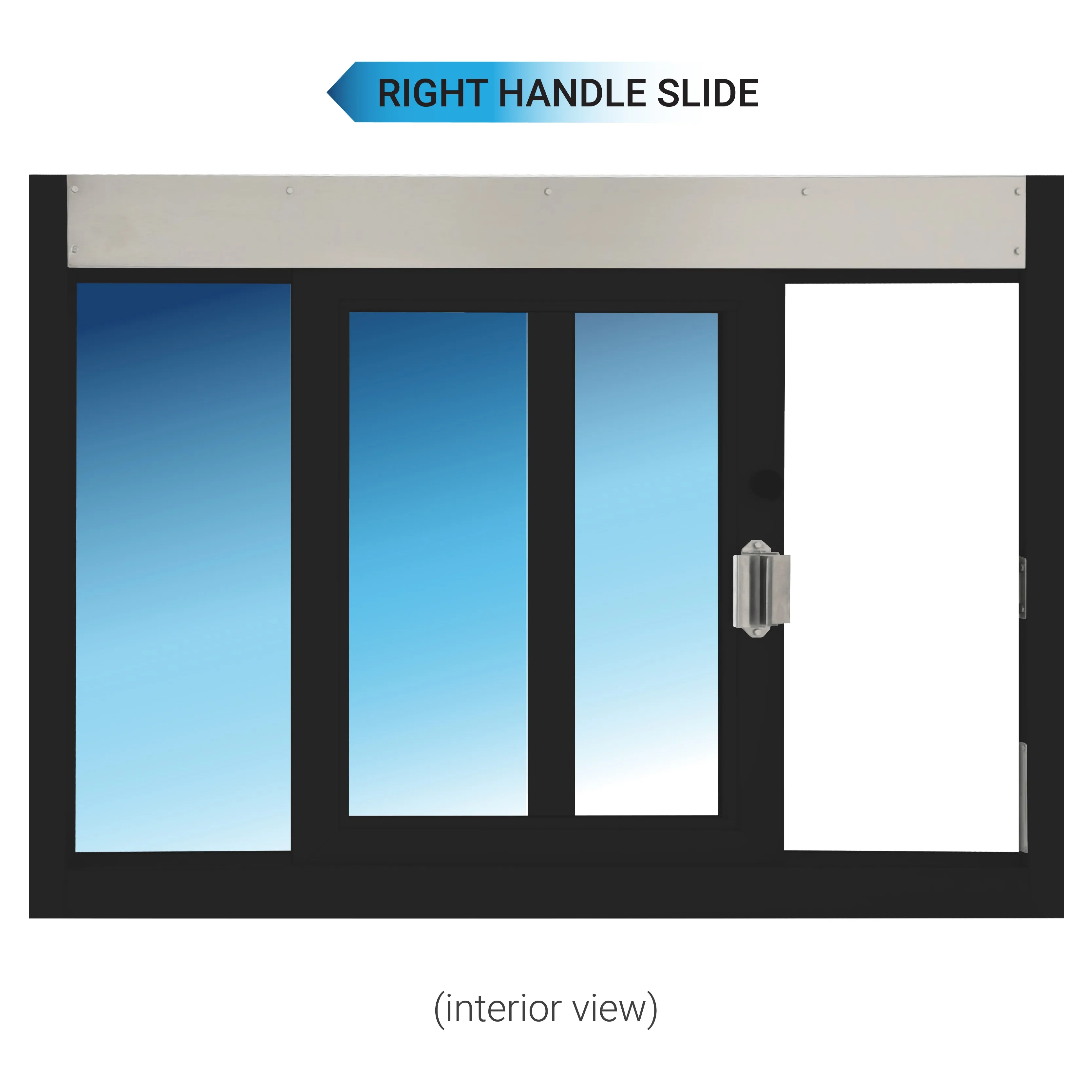 Quikserv Self Closing Drive-Thru Slider Window | Multiple Sizes and Glass Options