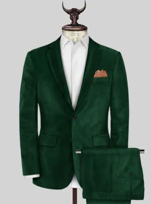 Royal Green Velvet Suit