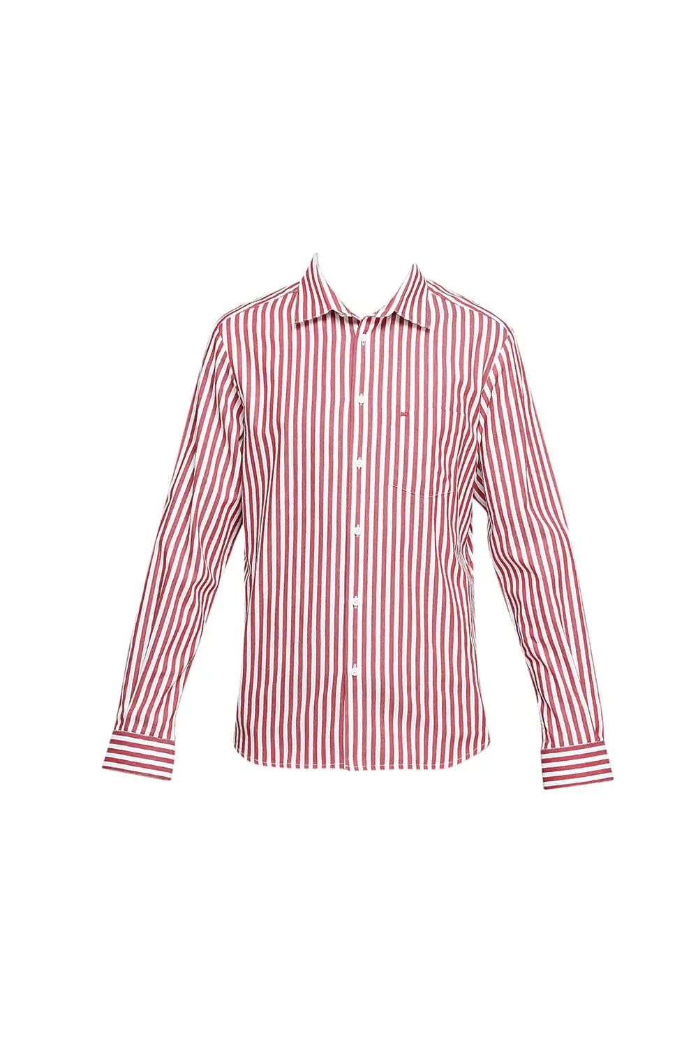 Slim Fit Cotton Twill Stripes Shirts