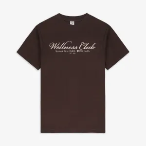 SPORTY & RICH | 1800 HEALTH T-SHIRT { CHOCOLATE/CREAM