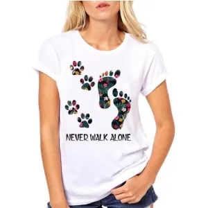 Stylish Fashionable Women Graphic  Print Mother Summer Shirt Tops