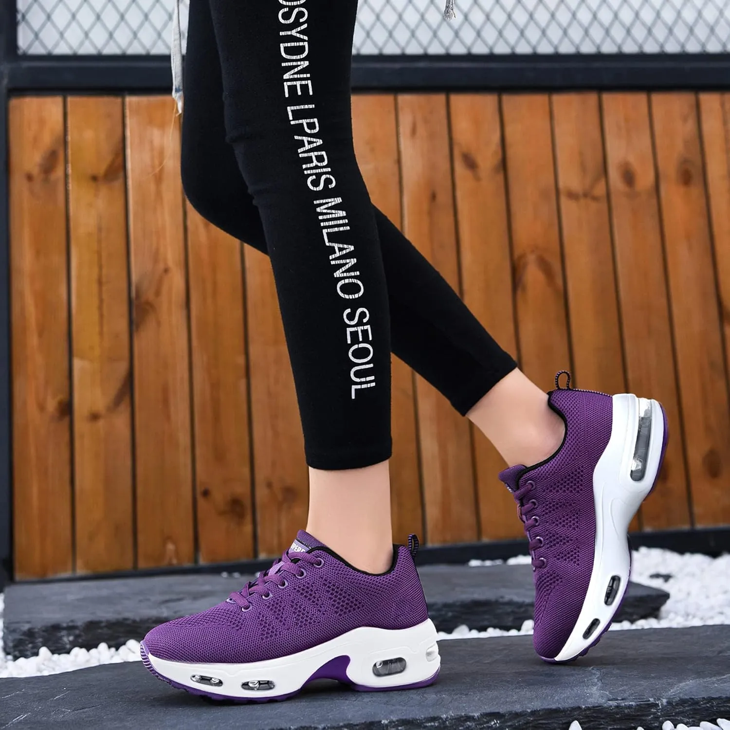 SURRAY Women's Running Shoes Walking Tennis Sneakers Athletic Fashion Breathable Sport Gym Shoes US Size 5.5-11