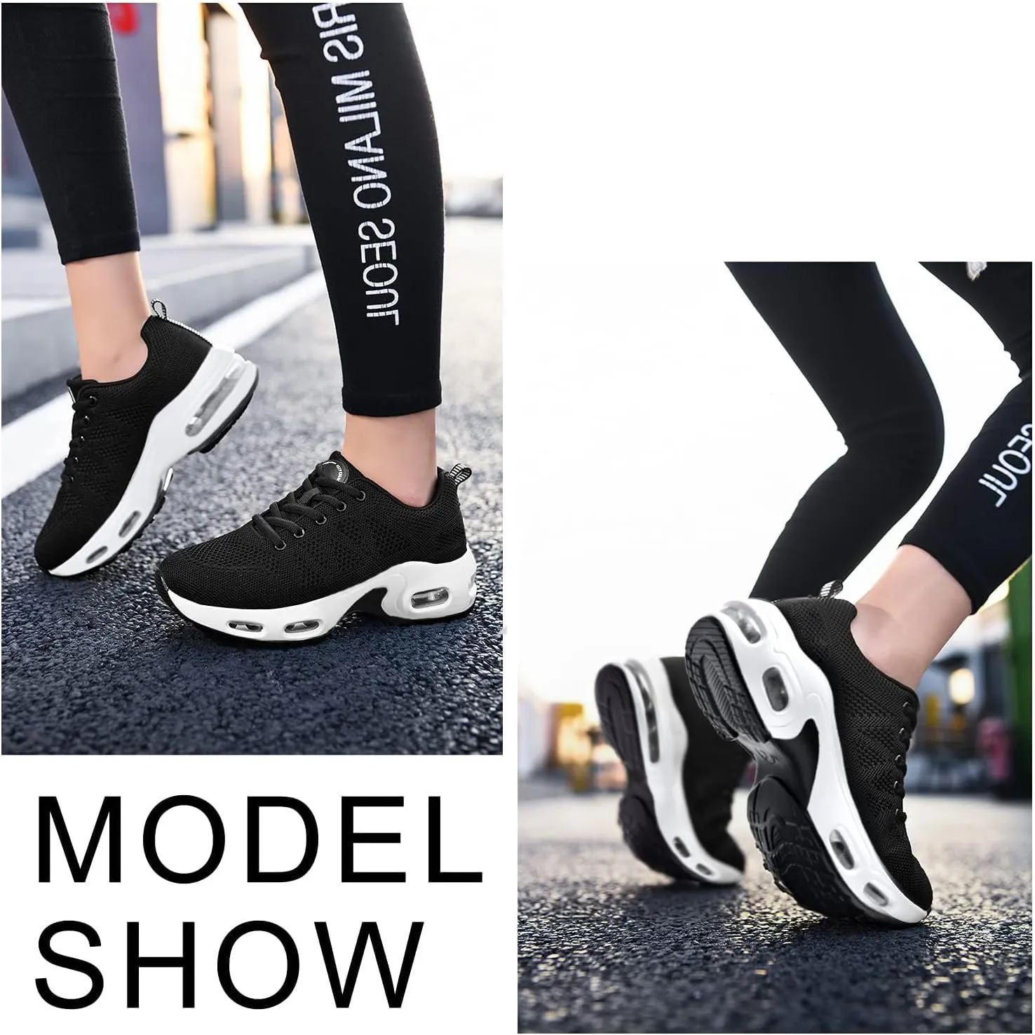 SURRAY Women's Running Shoes Walking Tennis Sneakers Athletic Fashion Breathable Sport Gym Shoes US Size 5.5-11